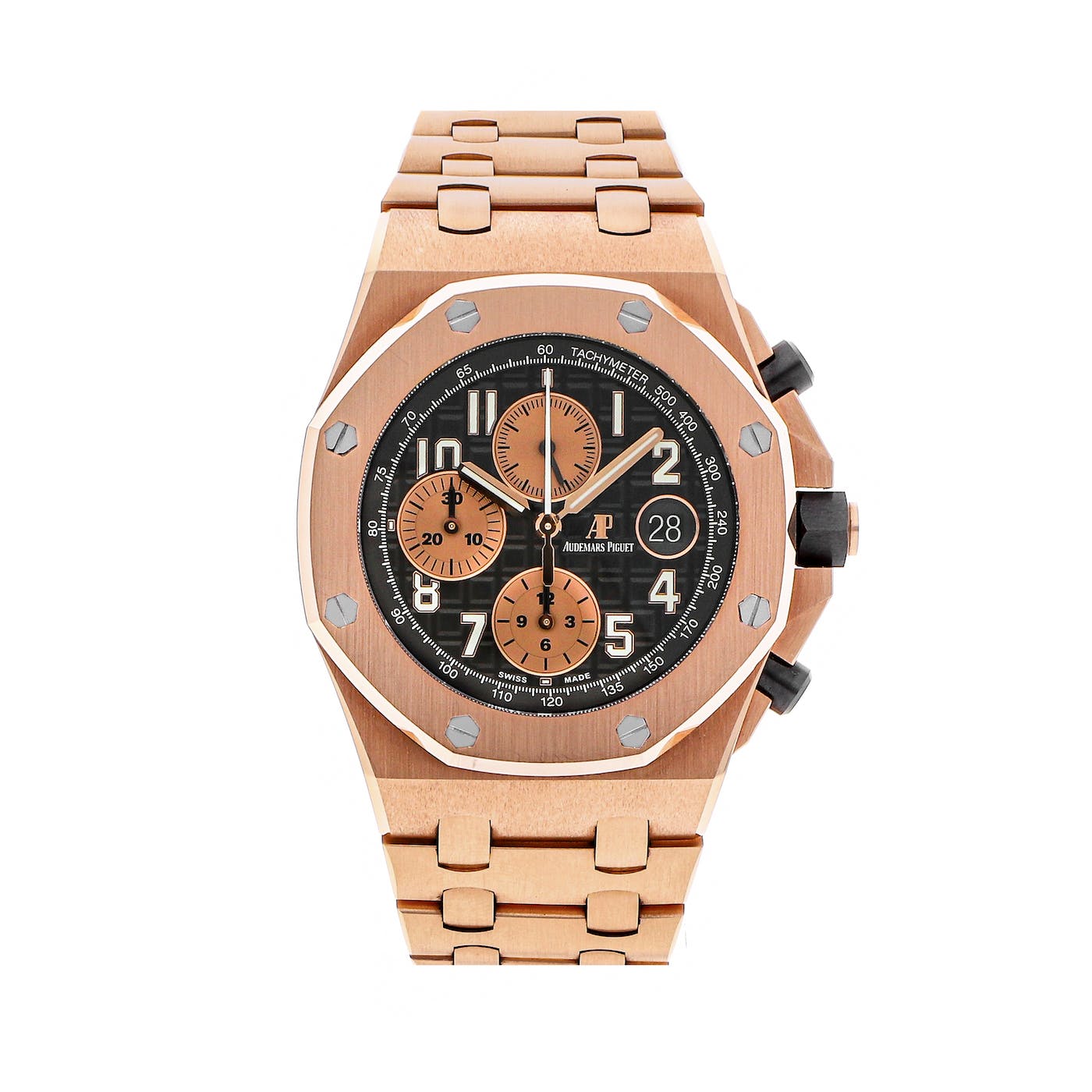 Audemars Piguet Royal Oak Offshore Chronograph Rose Gold Black Dial 26470OR