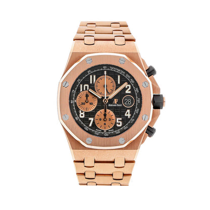 Audemars Piguet Royal Oak Offshore Chronograph Rose Gold Black Dial 26470OR