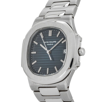 Patek Philippe Nautilus Ladies Stainless Steel 33mm Blue Dial 3900/1A