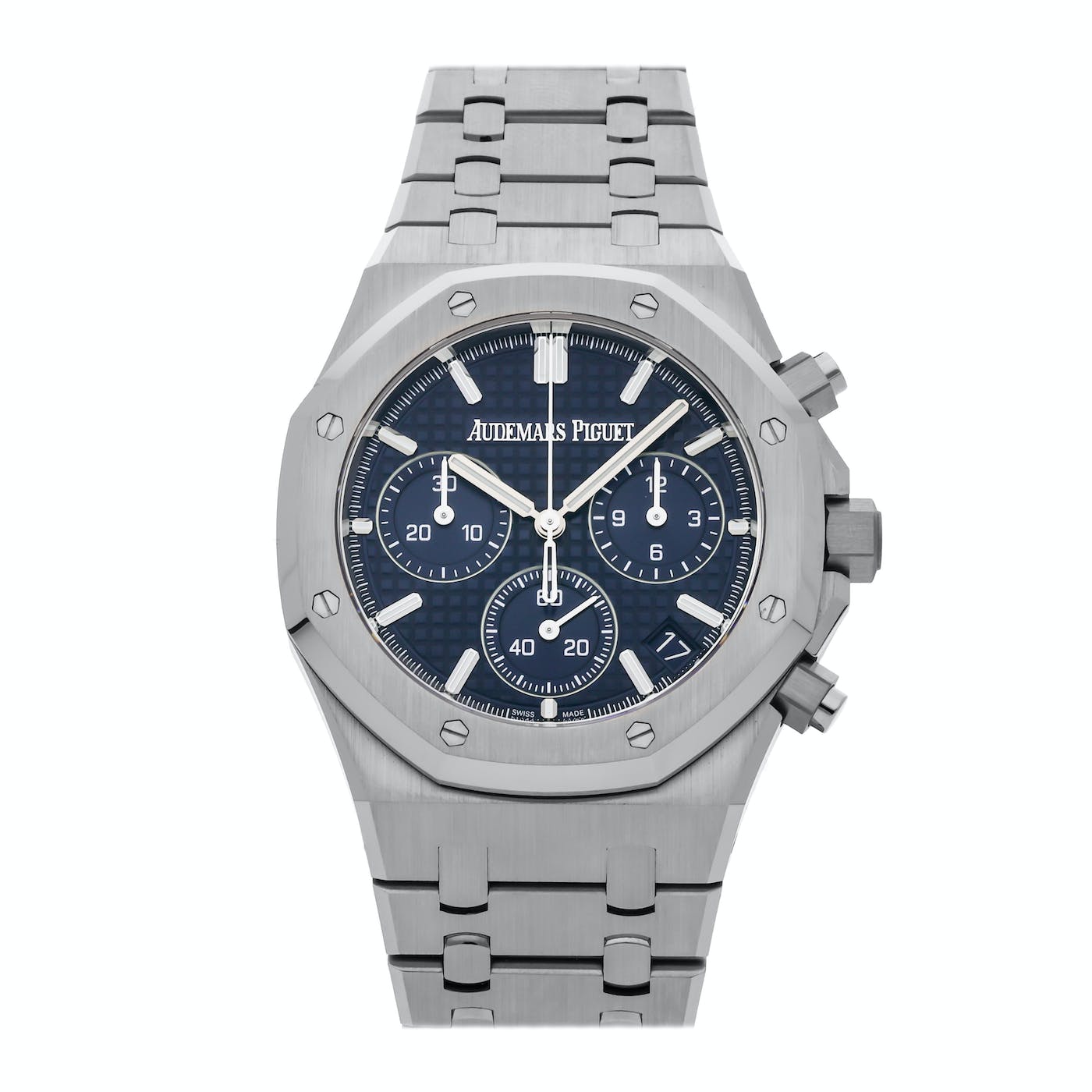 Audemars Piguet Royal Oak Chronograph 41mm Stainless Steel Blue 26240ST