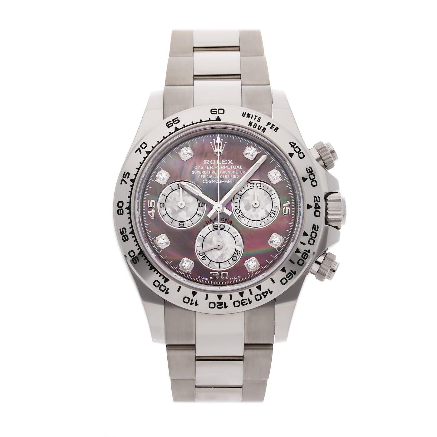 Rolex Daytona White Gold Tahitian MOP