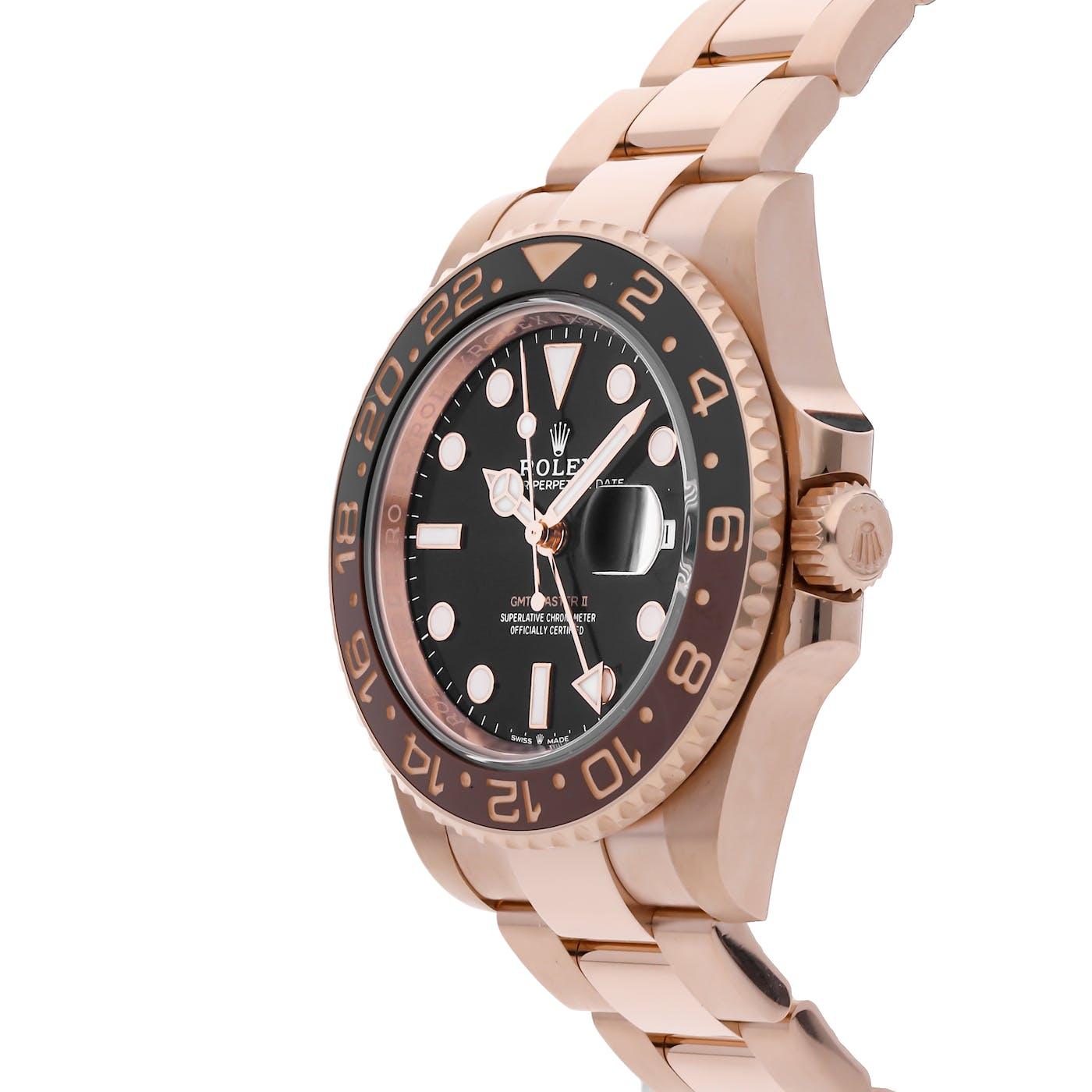 Gmt master ii discount root beer rose gold