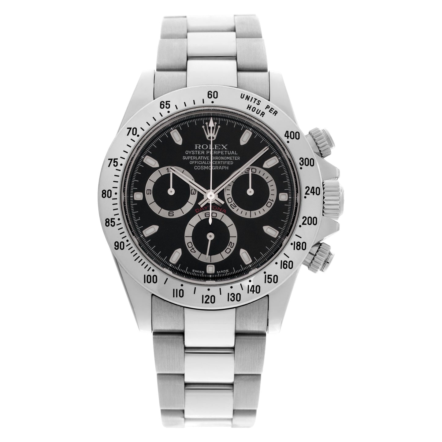 Rolex Daytona Stainless Steel Black Dial 116520